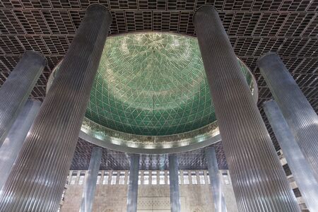 JAKARTA, INDONESIA - OCTOBER 19, 2014: Istiqlal Mosque in Jakarta, Indonesia is the largest mosque...