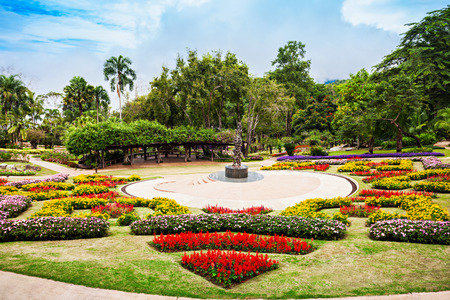 MAE FA LUANG, THAILAND - NOVEMBER 04, 2014: Mae Fah Luang Garden, Northern Thailand.のeditorial素材