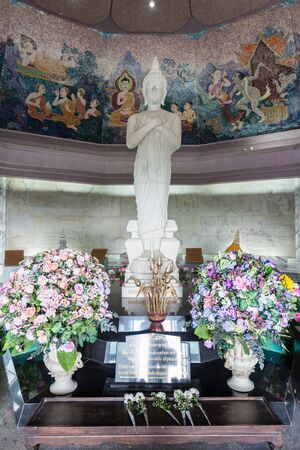 CHIANG MAI, THAILAND - OCTOBER 31, 2014: Royal Chedi interior, Doi Inthanon - the highest mountain in Thailand.のeditorial素材