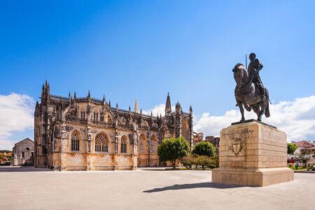 The Monastery of Batalha is a Dominican convent in the civil parish of Batalha, Portugal. Originally known as the Monastery of Saint Mary of the Victory.の写真素材