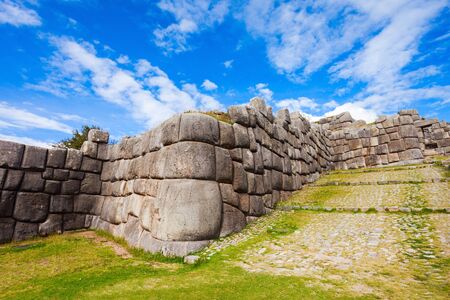 Saksaywaman is the historic capital of the Inca Empire in Cusco, Peru.の写真素材