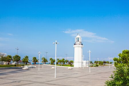 Lighthouse in the center of Batumi, Georgiaの写真素材