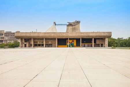 The Assembly building in the Capitol Complex of Chandigarh, India