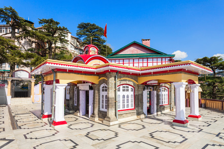 Kali Bari Temple is s famous pilgrim centre in Shimla, Himachal Pradesh state of Indiaの写真素材