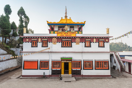 Ghoom Monastery is located at Ghum near Darjeeling in the state of West Bengal, India. The monastery follows the Gelug school of Tibetan Buddhism.の写真素材