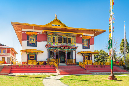 The Pemayangtse Monastery is a Buddhist monastery in Pemayangtse, near Pelling in the state of Sikkim, Indiaの写真素材