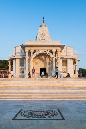 Birla Mandir (Laxmi Narayan) is a Hindu temple in Jaipur, Indiaのeditorial素材