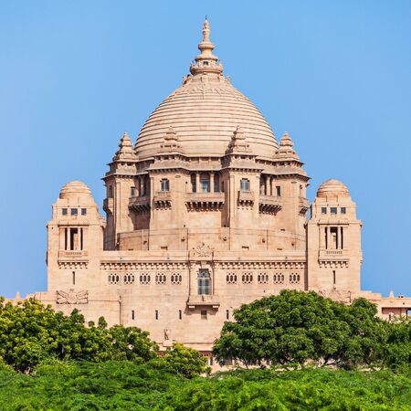 Umaid Bhawan Palace in Jodhpur, Rajasthan, Indiaのeditorial素材
