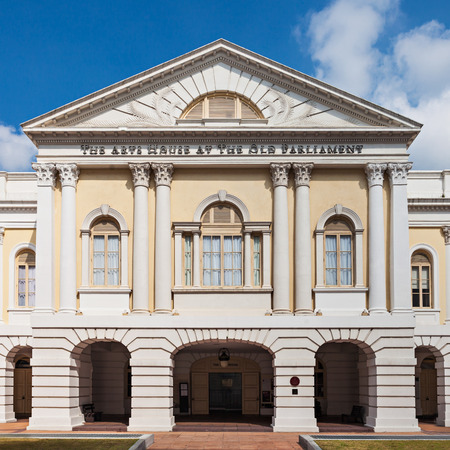 The Arts House (formerly Old Parliament House) is a building in Singaporeのeditorial素材