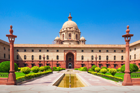 Rashtrapati Bhavan is the official home of the President of Indiaのeditorial素材