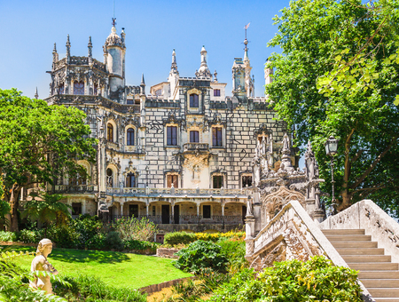 The Regaleira Palace (Quinta da Regaleira), Sintra, Portugalのeditorial素材