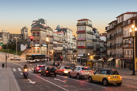 PORTO, PORTUGAL - JULY 11: Typical architecture in the city center on July 11, 2014 in Porto, Portugalのeditorial素材