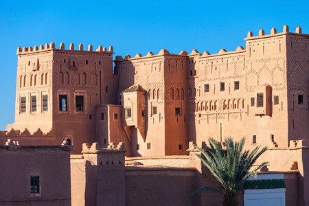 The Taourirt Kasbah in Ouarzazate in Morocco is one of the most impressive monuments in Morocco.のeditorial素材