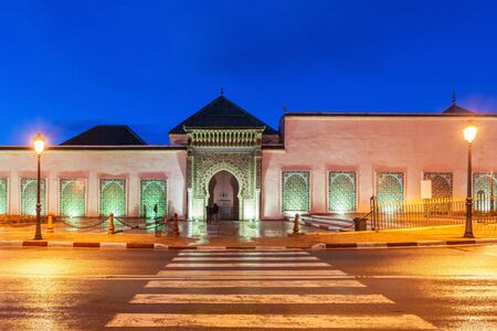 The Mausoleum of Moulay Ismail in Meknes in Morocco. Mausoleum of Moulay Ismail is a tomb and mosque...
