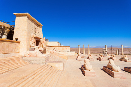 Ouarzazate Atlas Film studios in Morocco. Moroccan Atlas Studios is one of the largest movie studios in the world.のeditorial素材