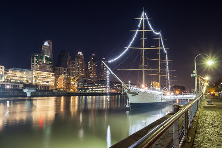 ARA Presidente Sarmiento is a museum ship in Argentina, originally built as a training ship for the Argentine Navyのeditorial素材