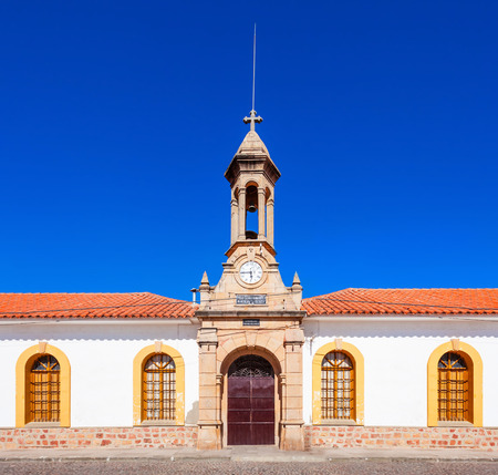 La Recoleta Santa Ana is a monastery in Sucre, Boliviaの写真素材