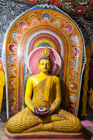 MATALE, SRI LANKA - FEBRUARY 18, 2017: The Aluvihara Rock Temple or Matale Alu Viharaya is a sacred Buddhist temple located in Aluvihare, Matale District of Sri Lankaのeditorial素材