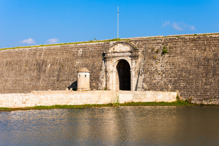 Jaffna Fort in Jaffna. Fort was built by the Portuguese in Jaffna, northern Sri Lanka.のeditorial素材