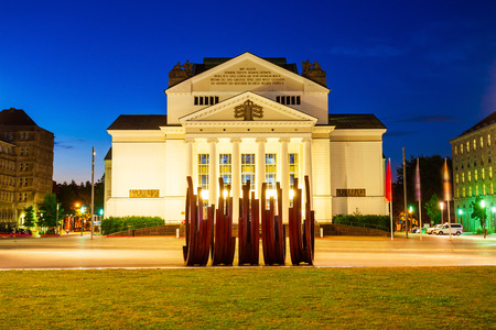 Duisburg Theatre is one of two opera houses located in Duisburg city, Germanyのeditorial素材