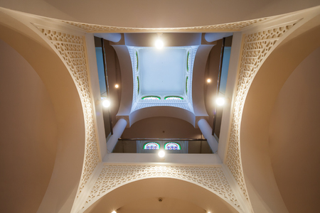 SHARJAH, UAE - MARCH 01, 2019: The Sharjah Art Museum is located in the centre of Sharjah city in...