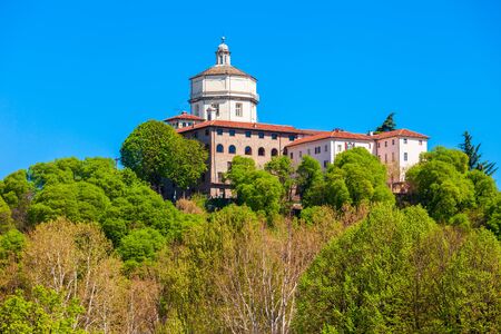 The Church of Santa Maria al Monte dei Cappuccini is a catholic church in Turin city, Piedmont region of northern Italyの写真素材