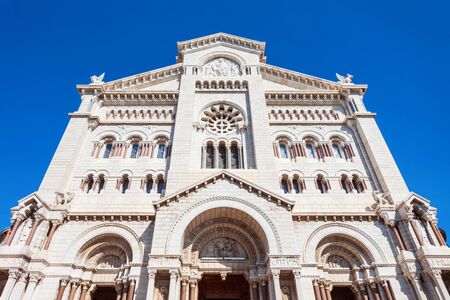 Saint Nicholas Monaco Cathedral or Cathedral of Our Lady Immaculate is the Roman Catholic cathedral in Monacoの写真素材