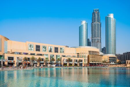 DUBAI, UAE - FEBRUARY 24, 2019: The Dubai Mall is the second largest shopping mall in the world located in Dubai in UAEのeditorial素材