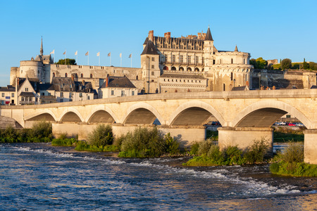 Chateau d'Amboise in Amboise city, Loire valley in France
