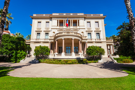Massena museum in Nice city, Cote d'Azur region in Franceのeditorial素材