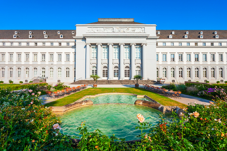 Electoral Palace or Kurfurstliches Schloss was residence of last Archbishop and Elector of Trier in Koblenz, Germanyのeditorial素材
