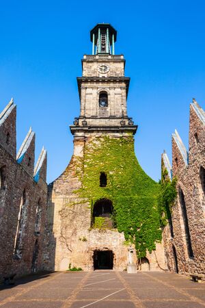 Aegidienkirche was a church in Hanover city, Germanyの写真素材