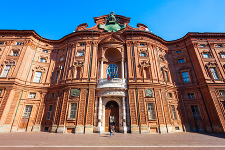 The National Museum of the Italian Risorgimento is located in the centre of Turin city, Piedmont region of Italyのeditorial素材