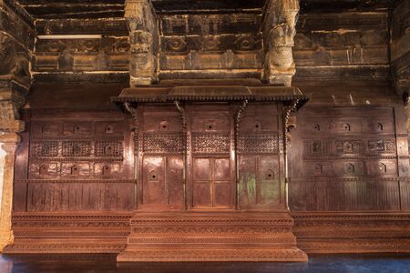 Padmanabhapuram Palace is a travancore era ancient palace in Padmanabhapuram village near Kanyakumari in Tamil Nadu in Indiaの写真素材