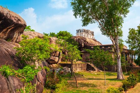 Chitharal Jain Temple or Chitharal Malai Kovil or Bhagwathi Temple near Kanyakumari city in Tamil Nadu in Indiaの写真素材