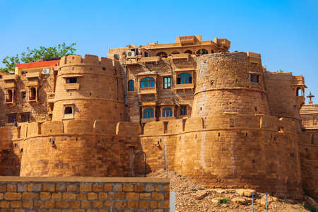 Jaisalmer Fort is situated in Jaisalmer city in Rajasthan state of Indiaのeditorial素材