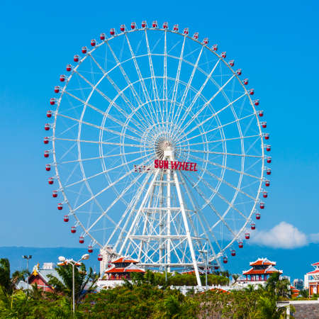 DA NANG, VIETNAM - MARCH 18, 2018: Danang Sun World Asia Park in Da Nang city in Vietnamのeditorial素材