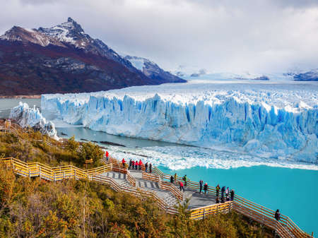 The Perito Moreno Glacier is a glacier located in the Los Glaciares National Park in Santa Cruz Province, Argentina. Its one of the most important tourist attractions in the Argentinian Patagonia.のeditorial素材