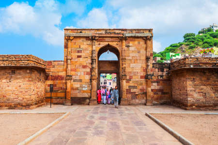 AJMER, INDIA - SEPTEMBER 25, 2019: Adhai Din Ka Jhonpra is one of the oldest mosques in India, located in Ajmer city in Rajasthanのeditorial素材