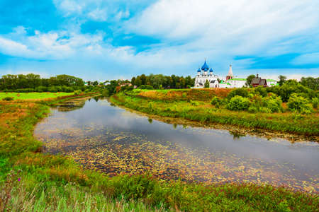 The Suzdal Kremlin is the oldest part of the Russian city of Suzdal, Golden Ring of Russiaの写真素材