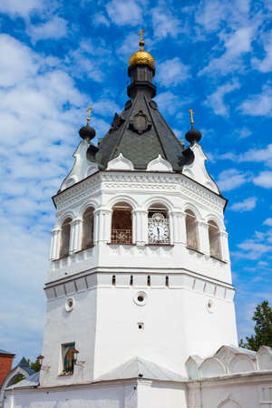 Theophany Bogoyavlensky Convent or Epiphany Monastery of St. Anastasia main tower in Kostroma city, Golden Ring of Russiaの写真素材