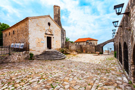 Archaeological Museum in Ulcinj Old Town or Stari Grad, an ancient castle and neighborhood in Ulcinj, Montenegroのeditorial素材
