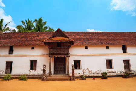 Padmanabhapuram Palace is a travancore era ancient palace in Padmanabhapuram village near Kanyakumari in Tamil Nadu in Indiaのeditorial素材