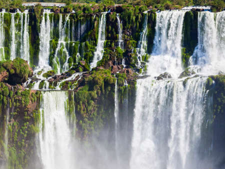 Iguazu Falls are waterfalls of the Iguazu River on the border of the Argentina and the Brazil. Its one of the New 7 Wonders of Nature.の写真素材