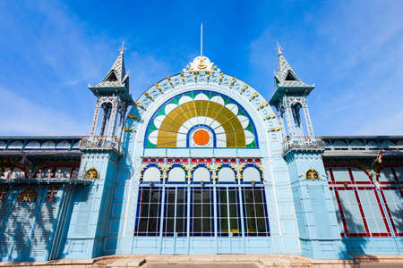 Pyatigorsk, Russia - September 30, 2020: Lermontov Gallery of The State Philarmonic in Pyatigorsk, a spa city in Caucasian Mineral Waters region, Stavropol Krai in Russiaのeditorial素材