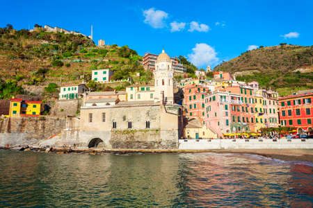 Vernazza is a small town in Cinque Terre national park, La Spezia province in Liguria Region,...