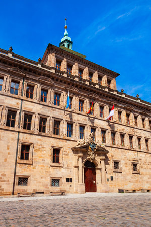 Old Town Hall or Altes Rathaus in Nuremberg. Nuremberg is the second largest city of Bavaria state in Germany.の写真素材