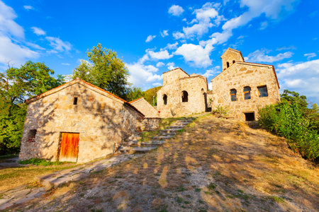 Nekresi monastery in Kakheti. Kakheti is a region in eastern Georgia with Telavi as its capital.の写真素材