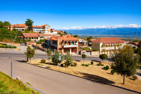 Telavi old town. Telavi is the main city of Kakheti province in Georgia.の写真素材
