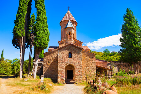Ikalto Monastery Complex in Kakheti. Kakheti is a region in eastern Georgia with Telavi as its capital.の写真素材